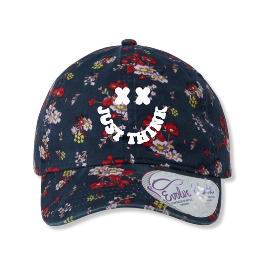 Just Think Ladies Fashion Print Cap