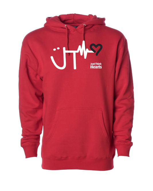 OG Just Think Hearts (Premium Hoodie)