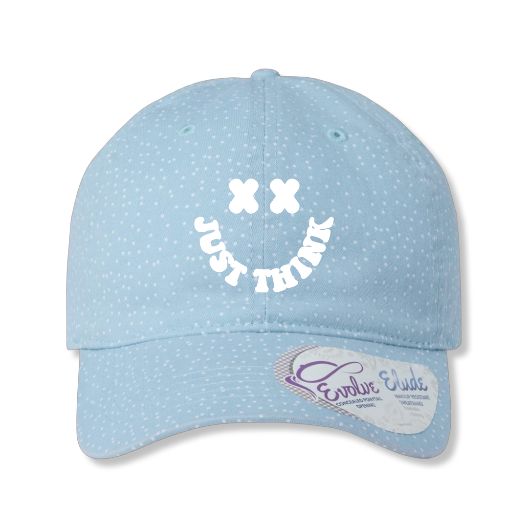Just Think Ladies Fashion Print Cap