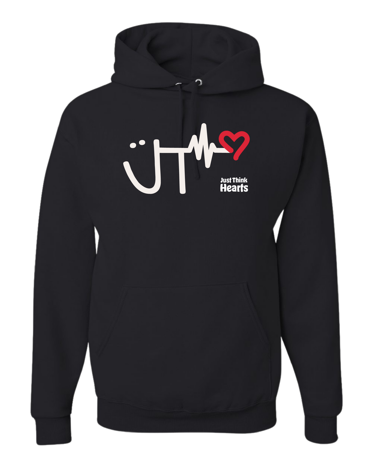 OG Just Think Hearts (Standard Hoodie)