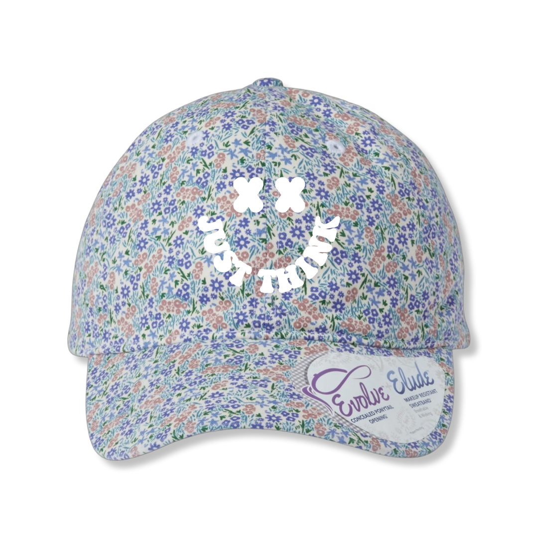 Just Think Ladies Fashion Print Cap