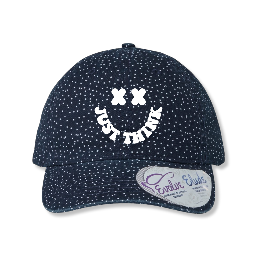 Just Think Ladies Fashion Print Cap