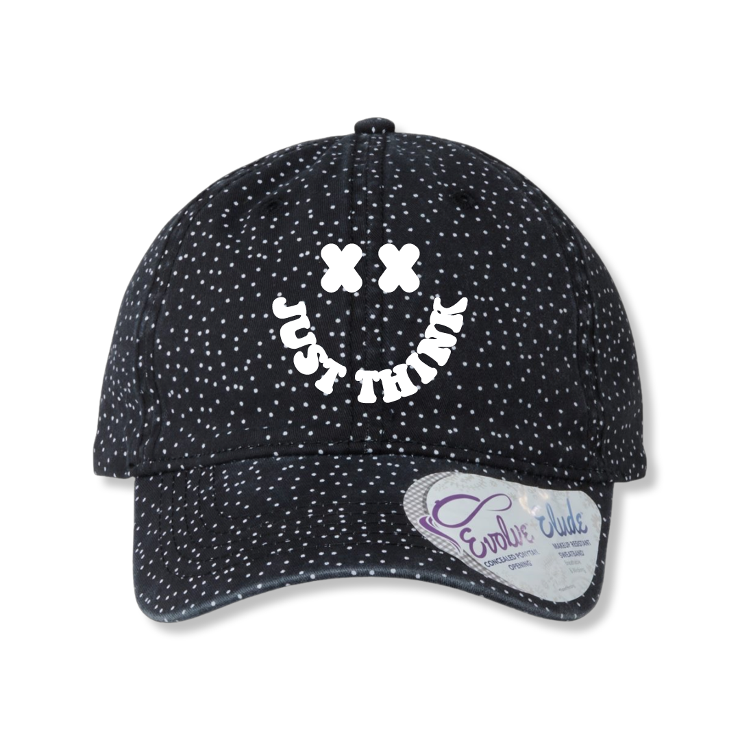 Just Think Ladies Fashion Print Cap