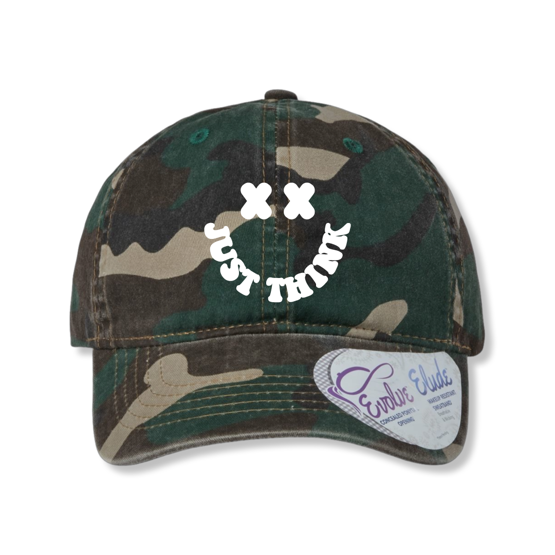Just Think Ladies Fashion Print Cap