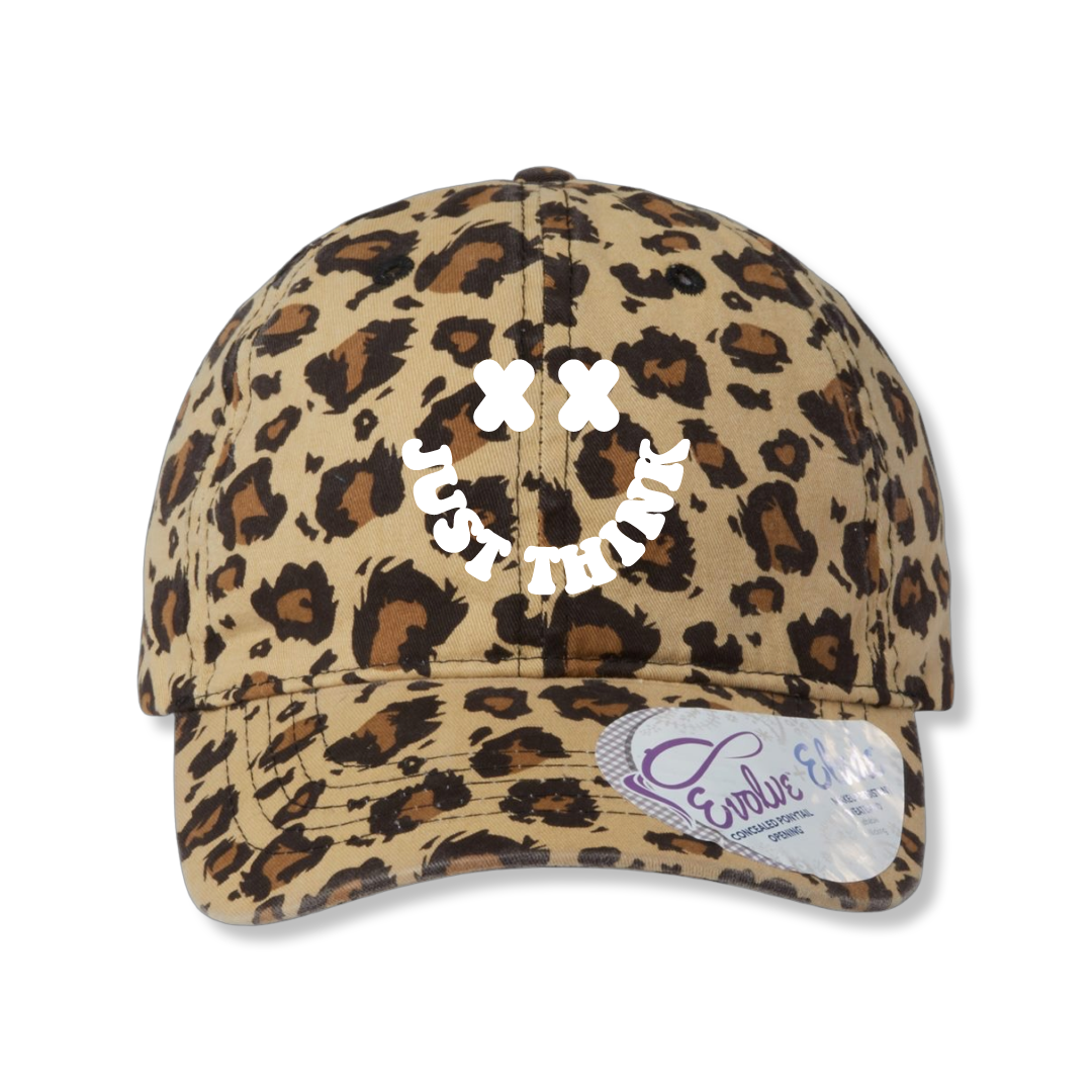 Just Think Ladies Fashion Print Cap