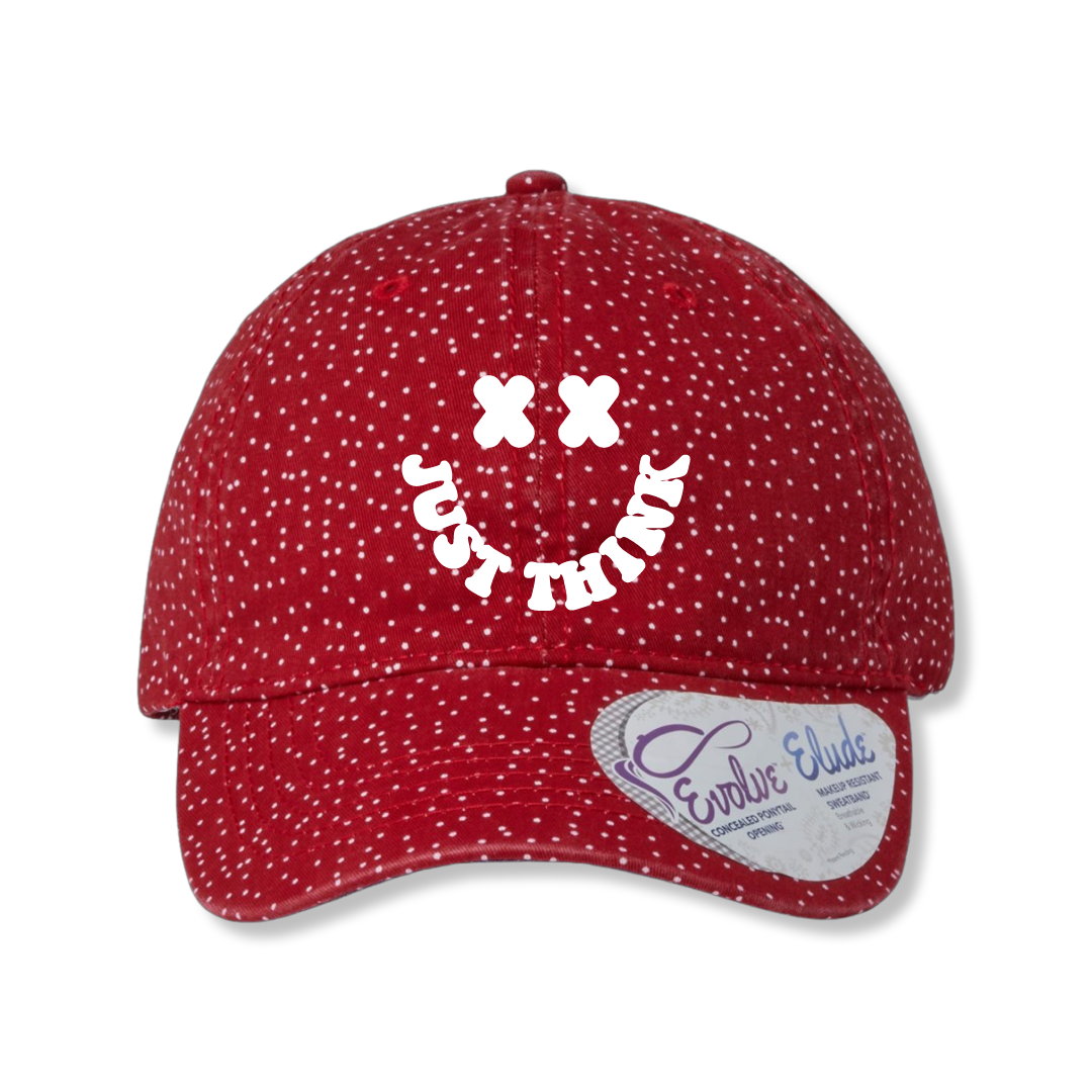 Just Think Ladies Fashion Print Cap