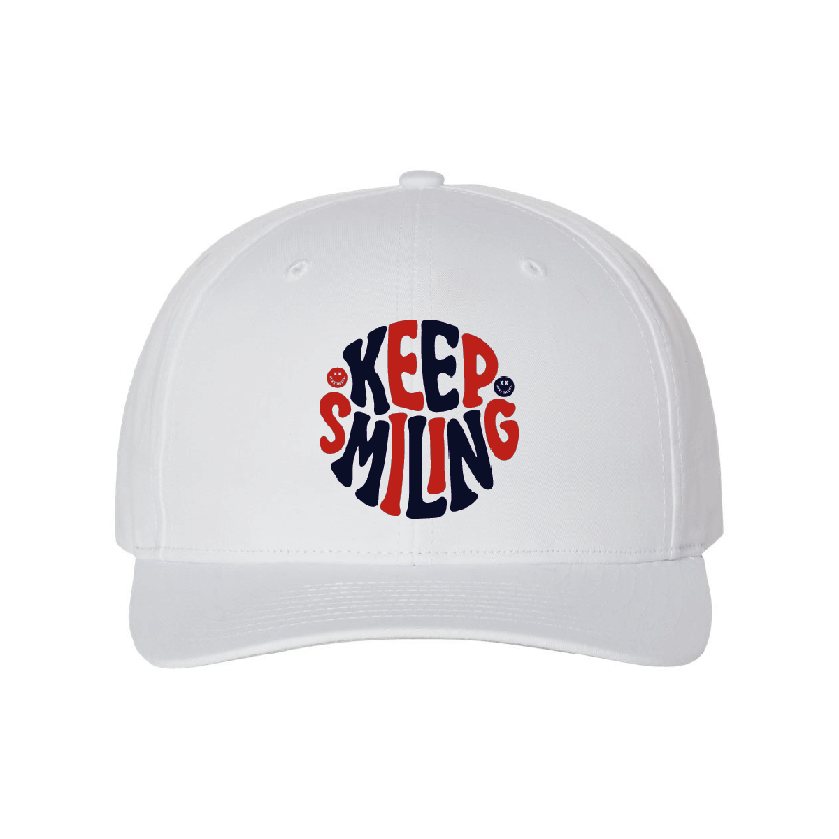 Keep Smiling Red White and Blue - Snapback