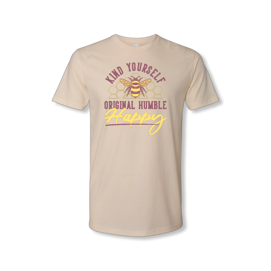 Bee Kind Bee Yourself (Standard Tee)