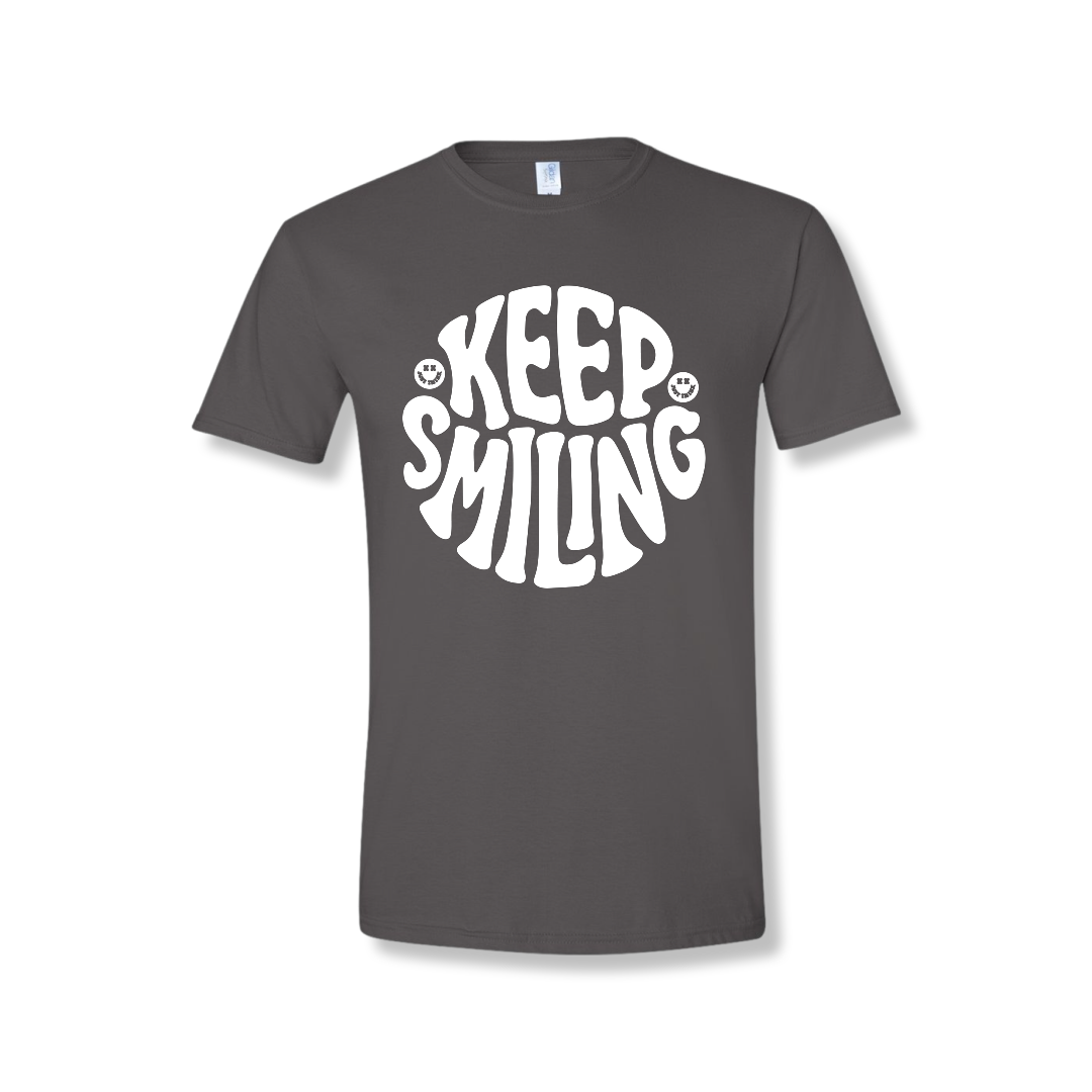 Keep Smiling Center Chest (Unisex Tee)