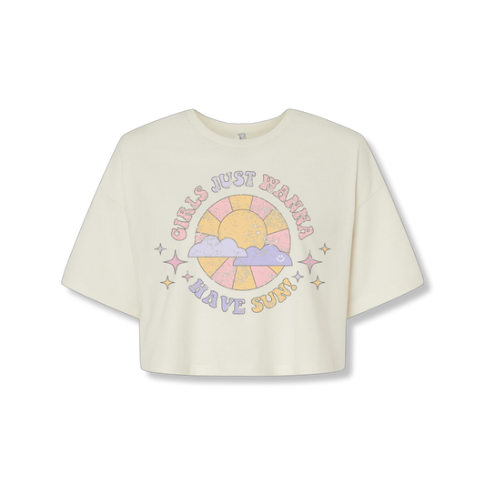 Girls Just Wanna Have Sun (Ladies Crop)