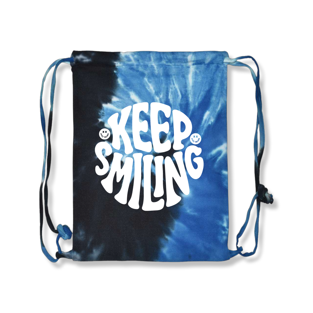 Keep Smiling Drawstring Backpack