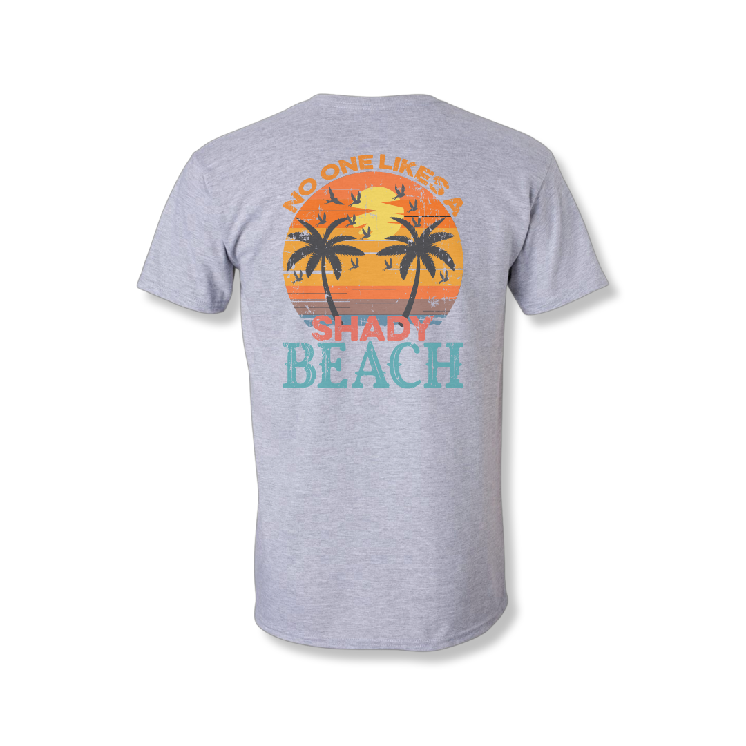 Shady Beaches - FRONT & BACK (Unisex Tee)