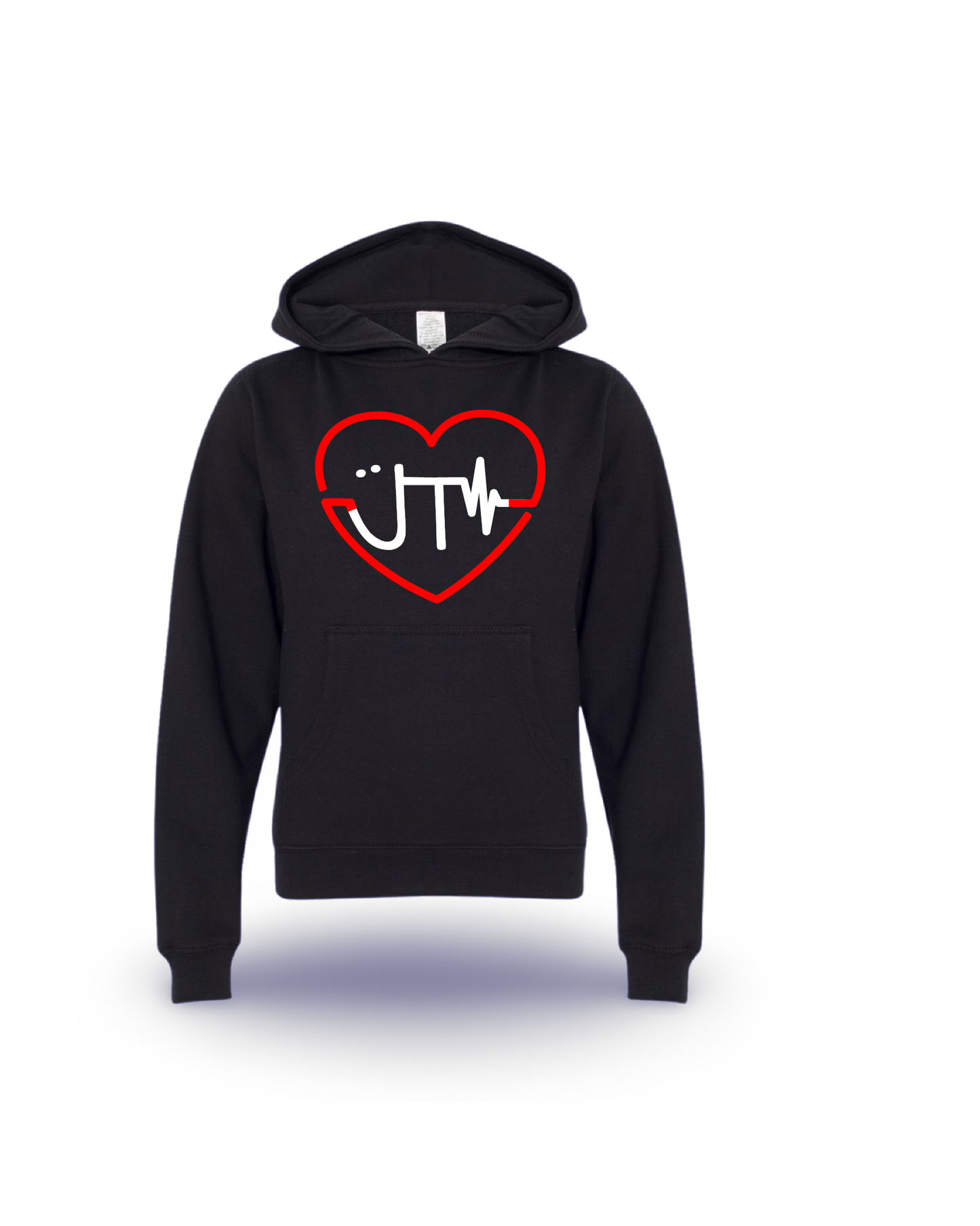 Just Think Heart Beats (Kids Ind Hoodie)