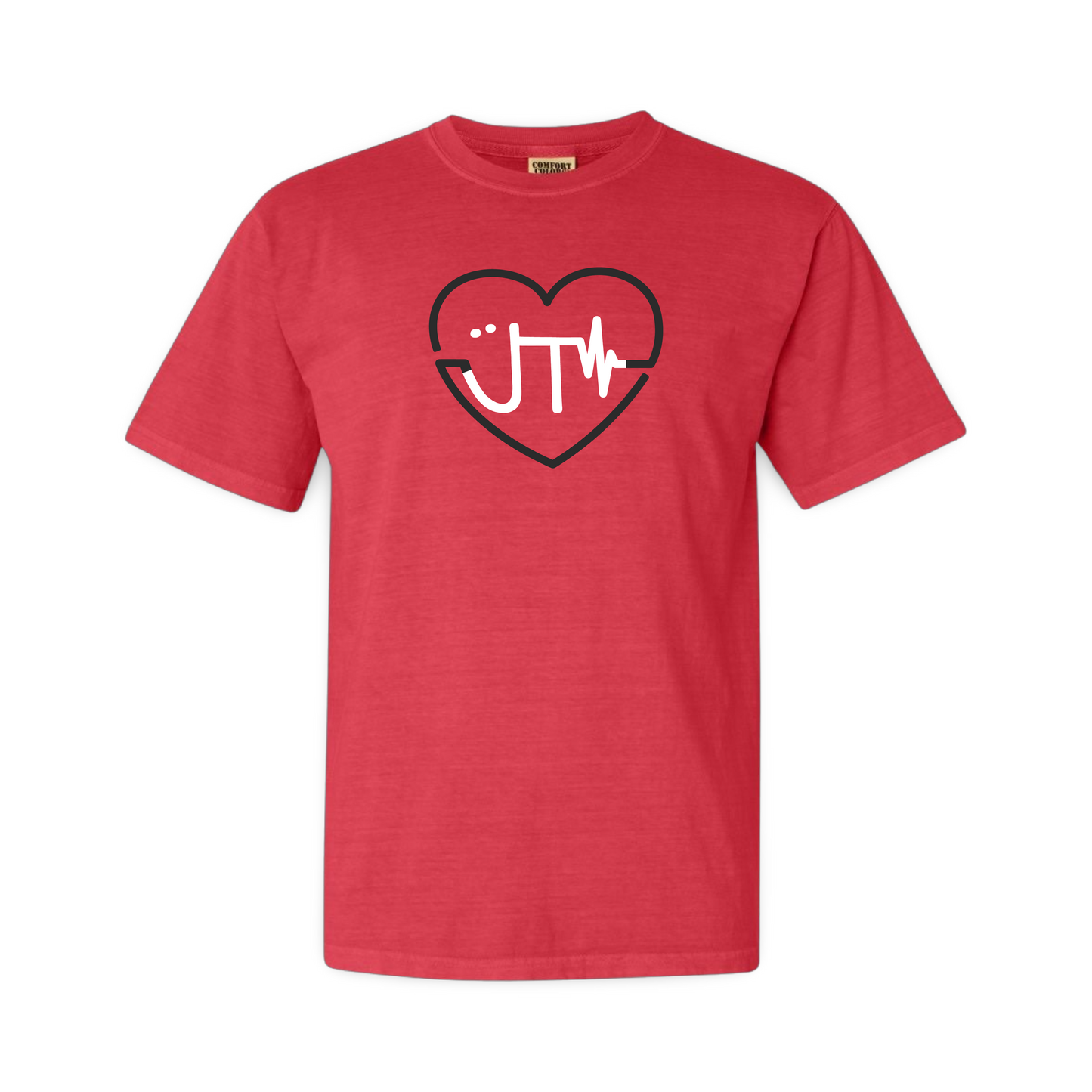 Just Think Heart Beats (Unisex Tee Midweight)