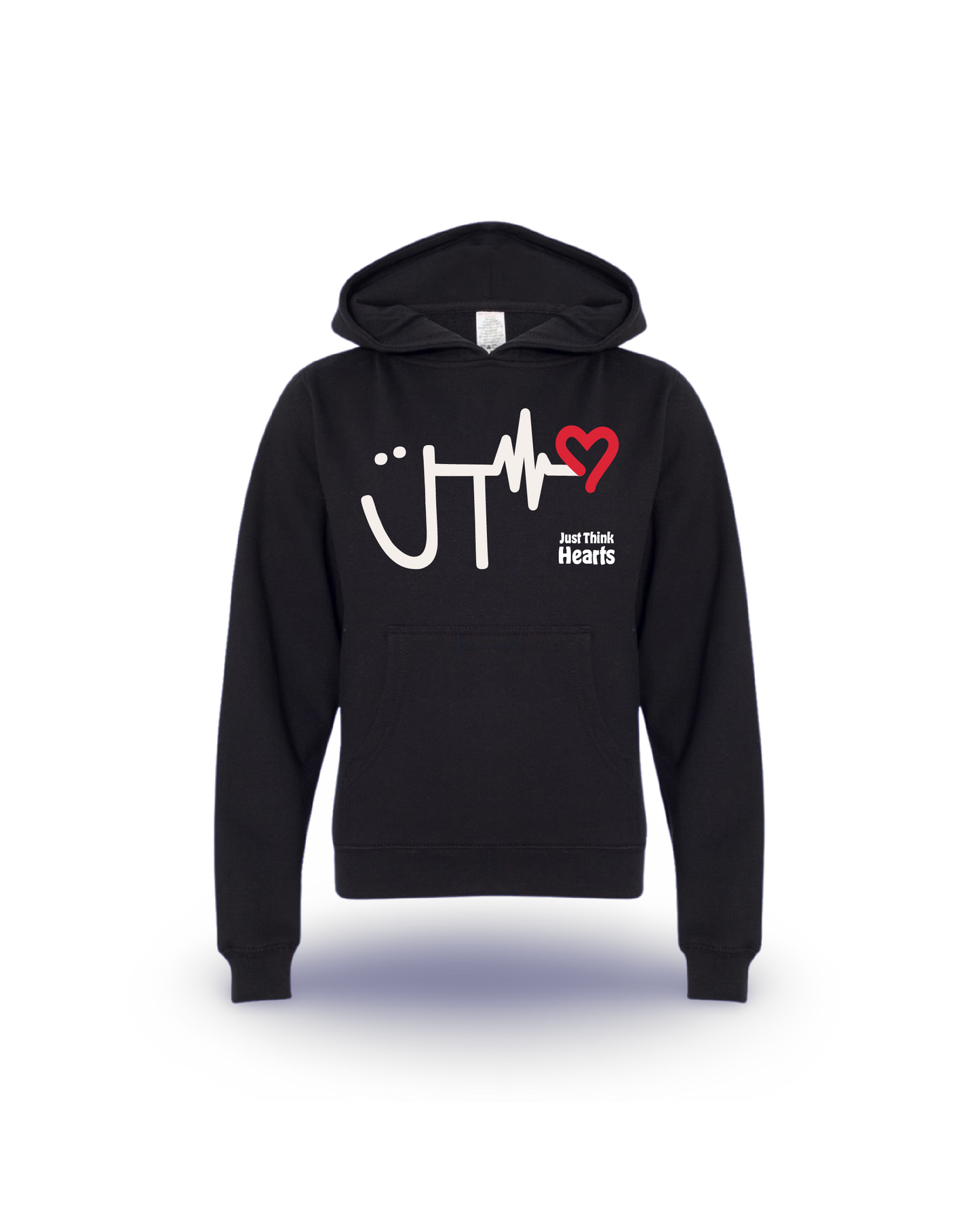 OG Just Think Hearts (Kids Ind Hoodie)