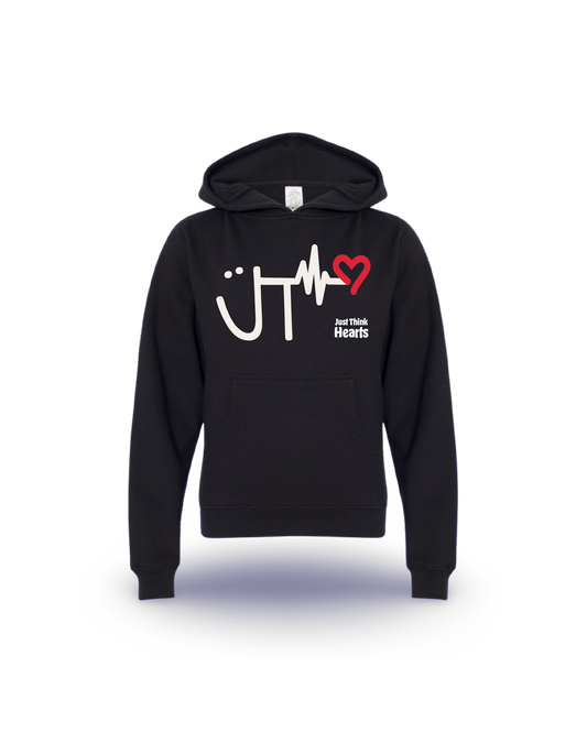 OG Just Think Hearts (Kids Ind Hoodie)