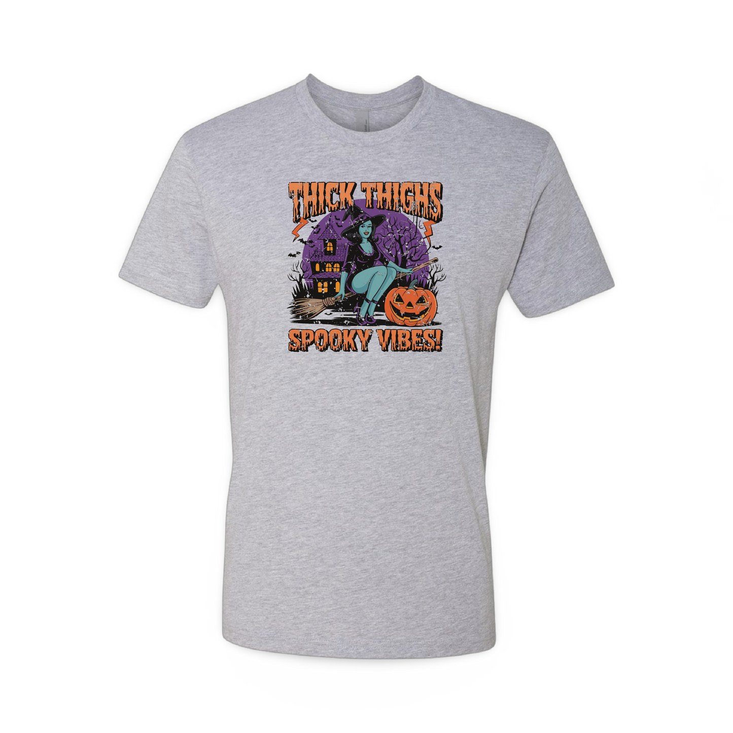 Thick Thighs Spooky Vibes (Tee Shirt)