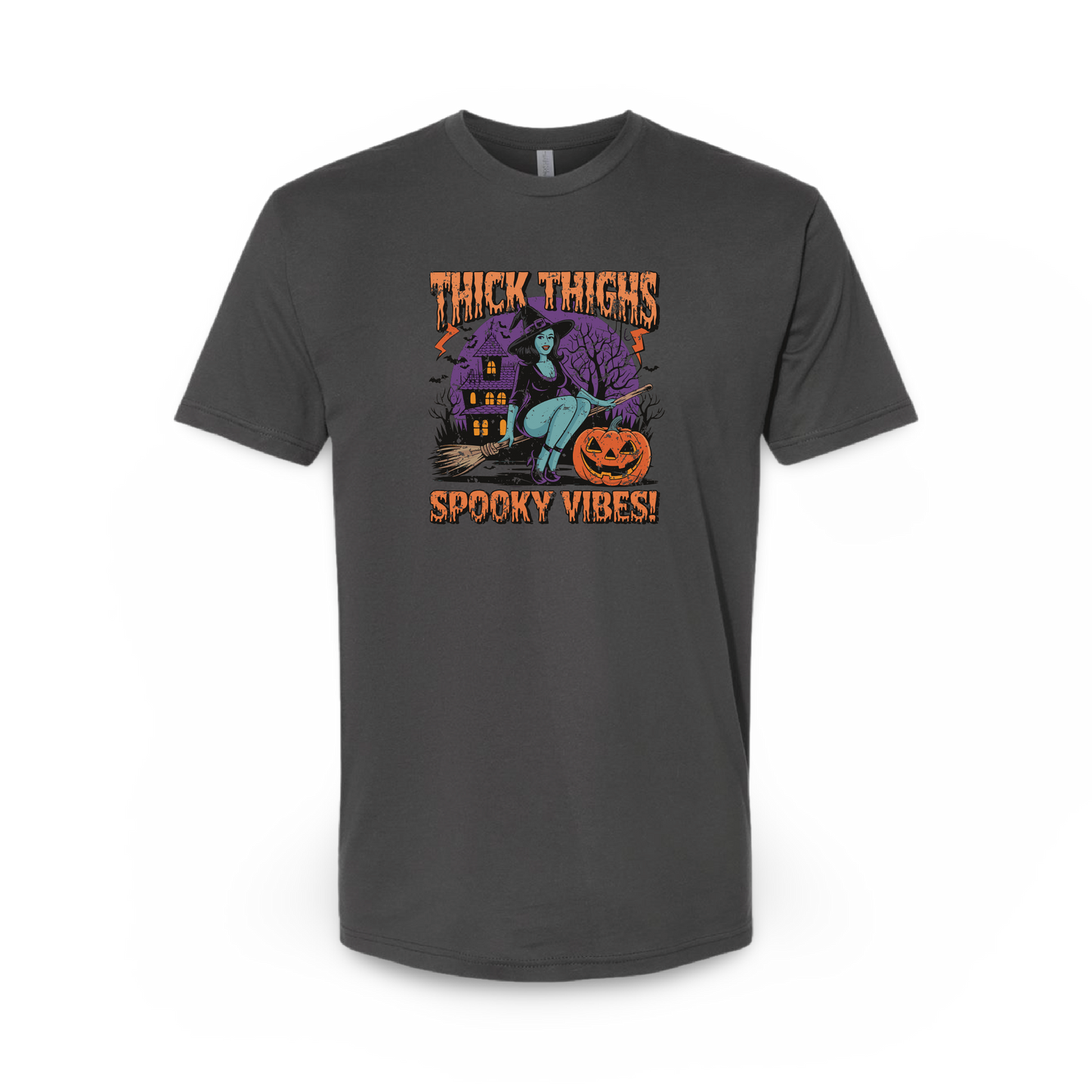 Thick Thighs Spooky Vibes (Tee Shirt)