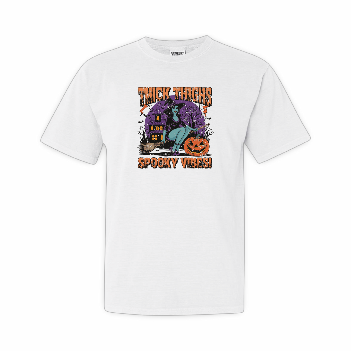 Thick Thighs Spooky Vibes (Tee Shirt)