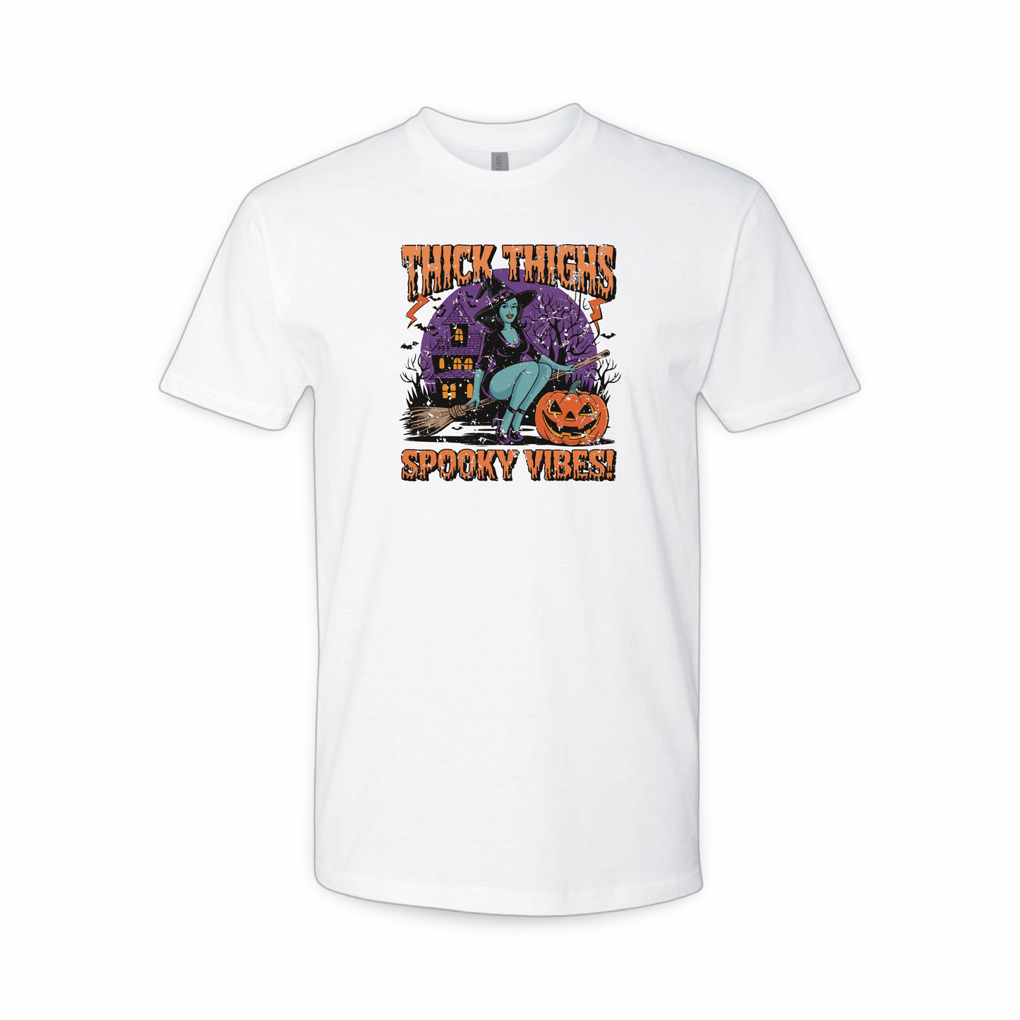 Thick Thighs Spooky Vibes (Tee Shirt)