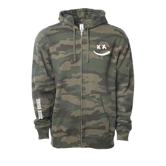 Go Make Someone Smile Zip Hoodie