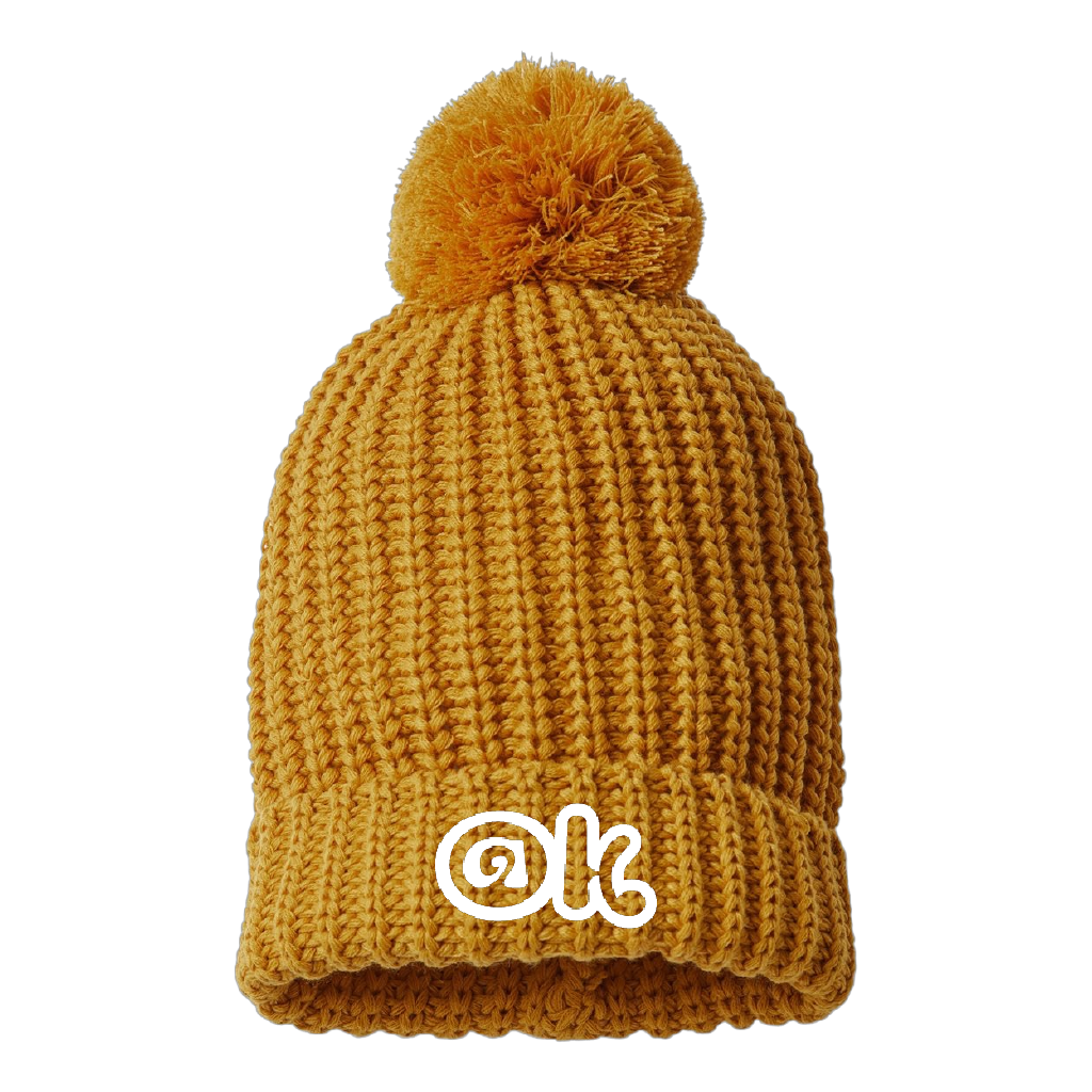 AOK Knitted Pom Beanie
