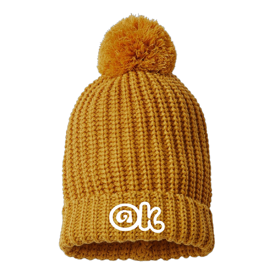 AOK Knitted Pom Beanie