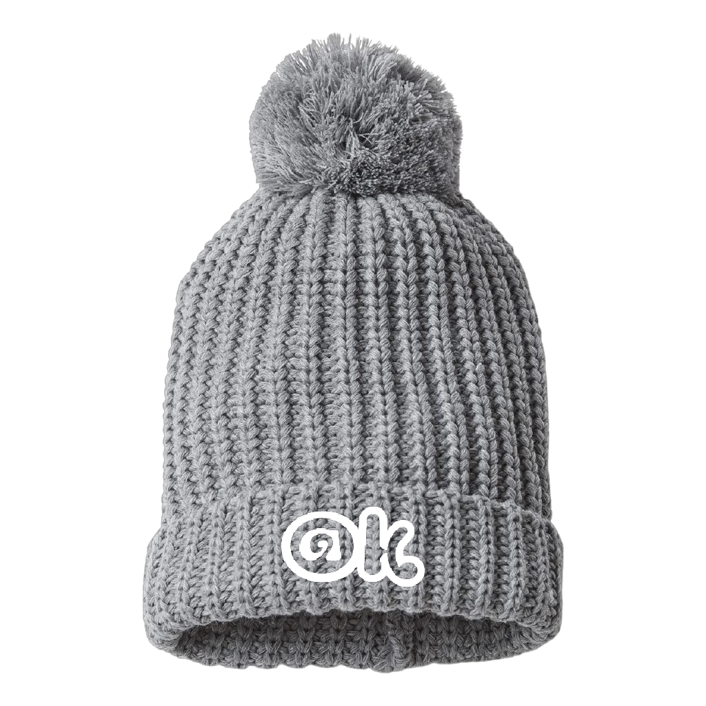 AOK Knitted Pom Beanie