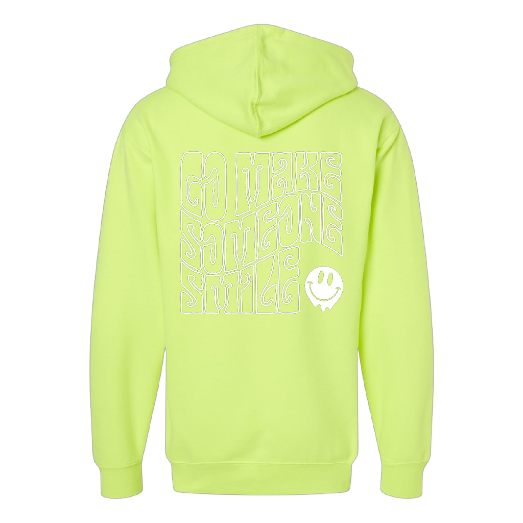 Go Make Someone Smile Zip Hoodie