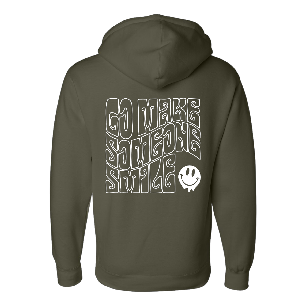 Go Make Someone Smile Zip Hoodie