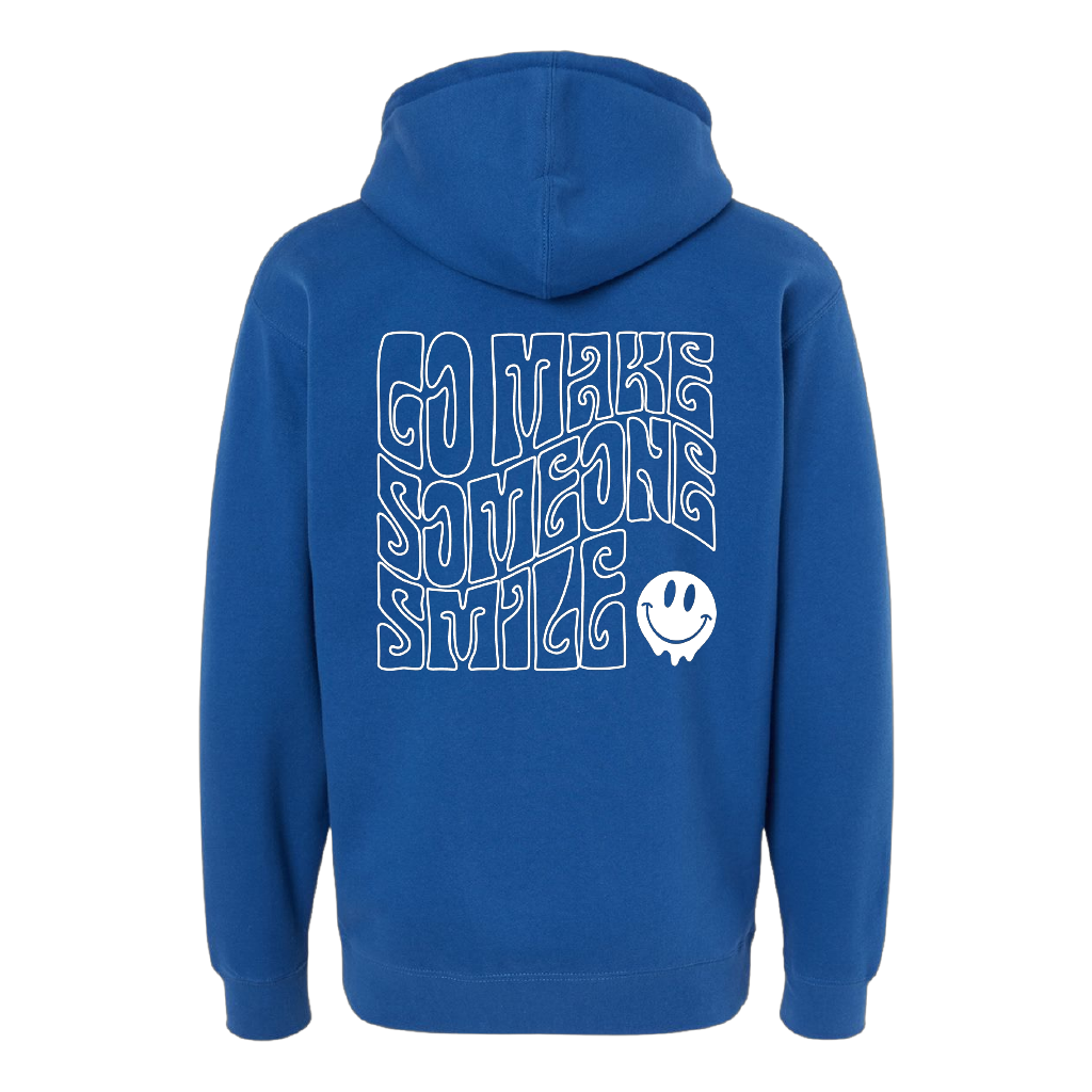 Go Make Someone Smile Zip Hoodie