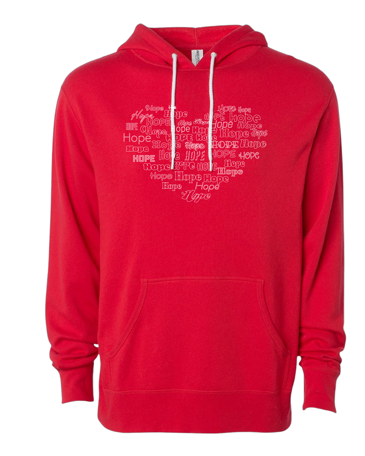 Hope in Hearts (Lightweight Hoodie)