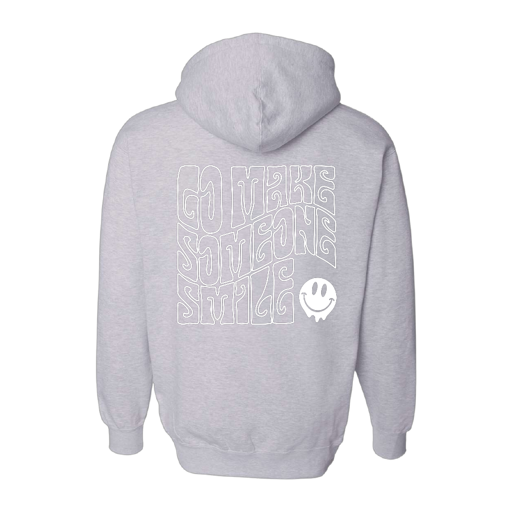 Go Make Someone Smile Zip Hoodie