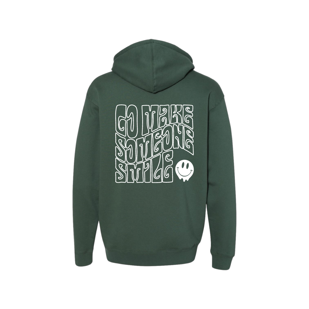 Go Make Someone Smile Zip Hoodie