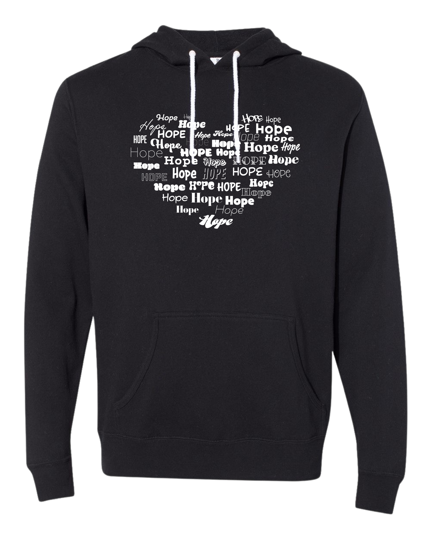 Hope in Hearts (Lightweight Hoodie)