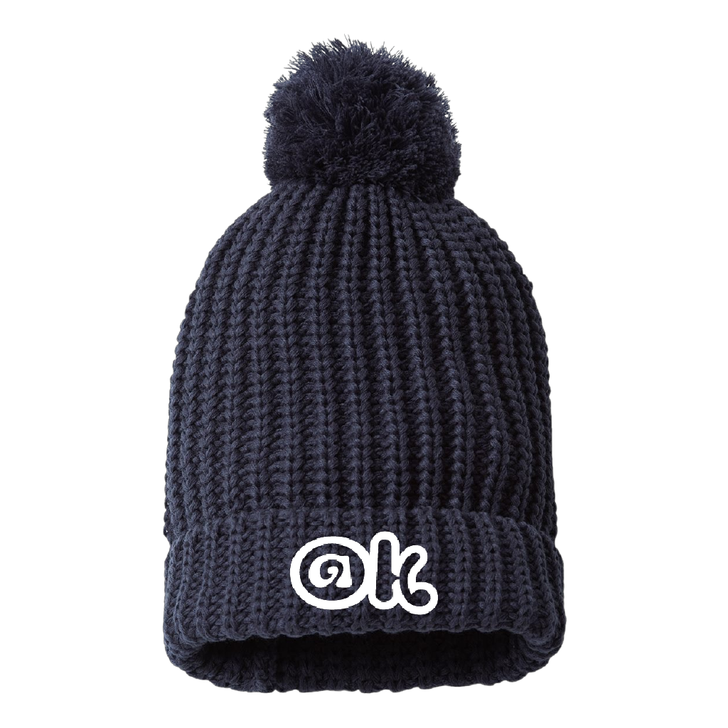 AOK Knitted Pom Beanie