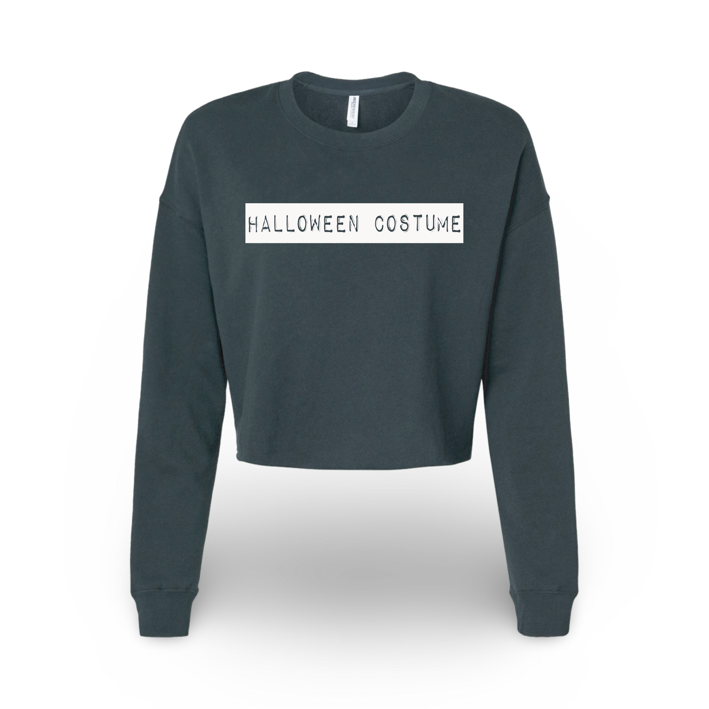 Halloween Costume (Ladies Crop Sweatshirt)