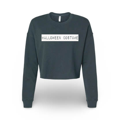 Halloween Costume (Ladies Crop Sweatshirt)