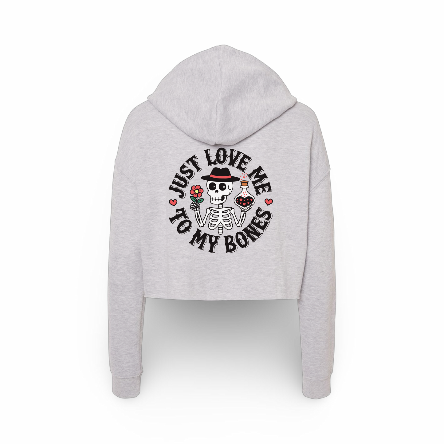 Love Bones (Ladies Crop Sweatshirt)