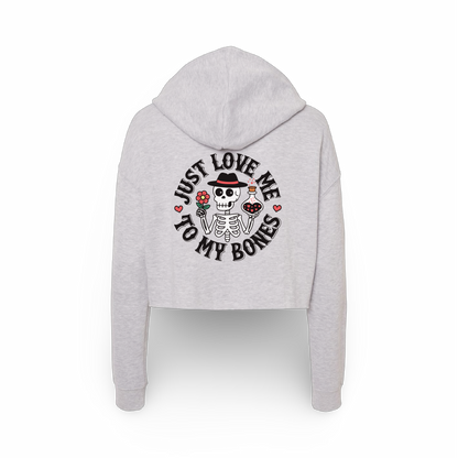 Love Bones (Ladies Crop Sweatshirt)