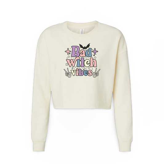 Bad Witch (Ladies Crop Sweatshirt)