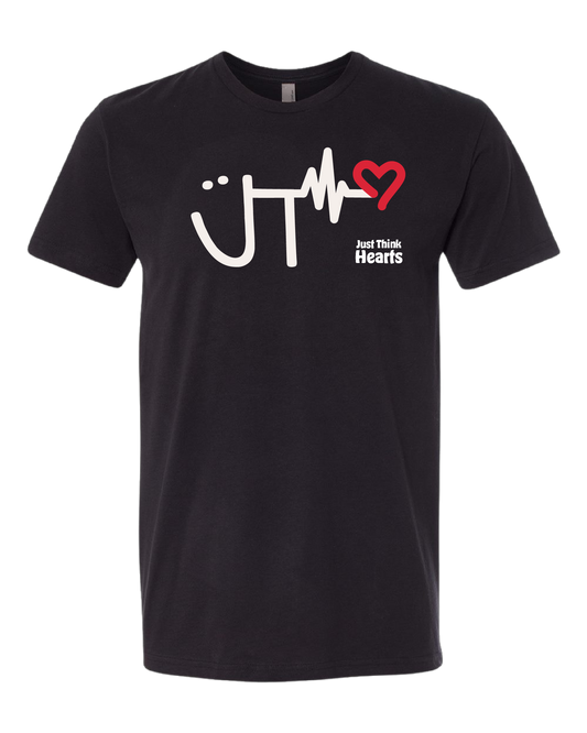 OG Just Think Hearts (Unisex Tee Midweight)