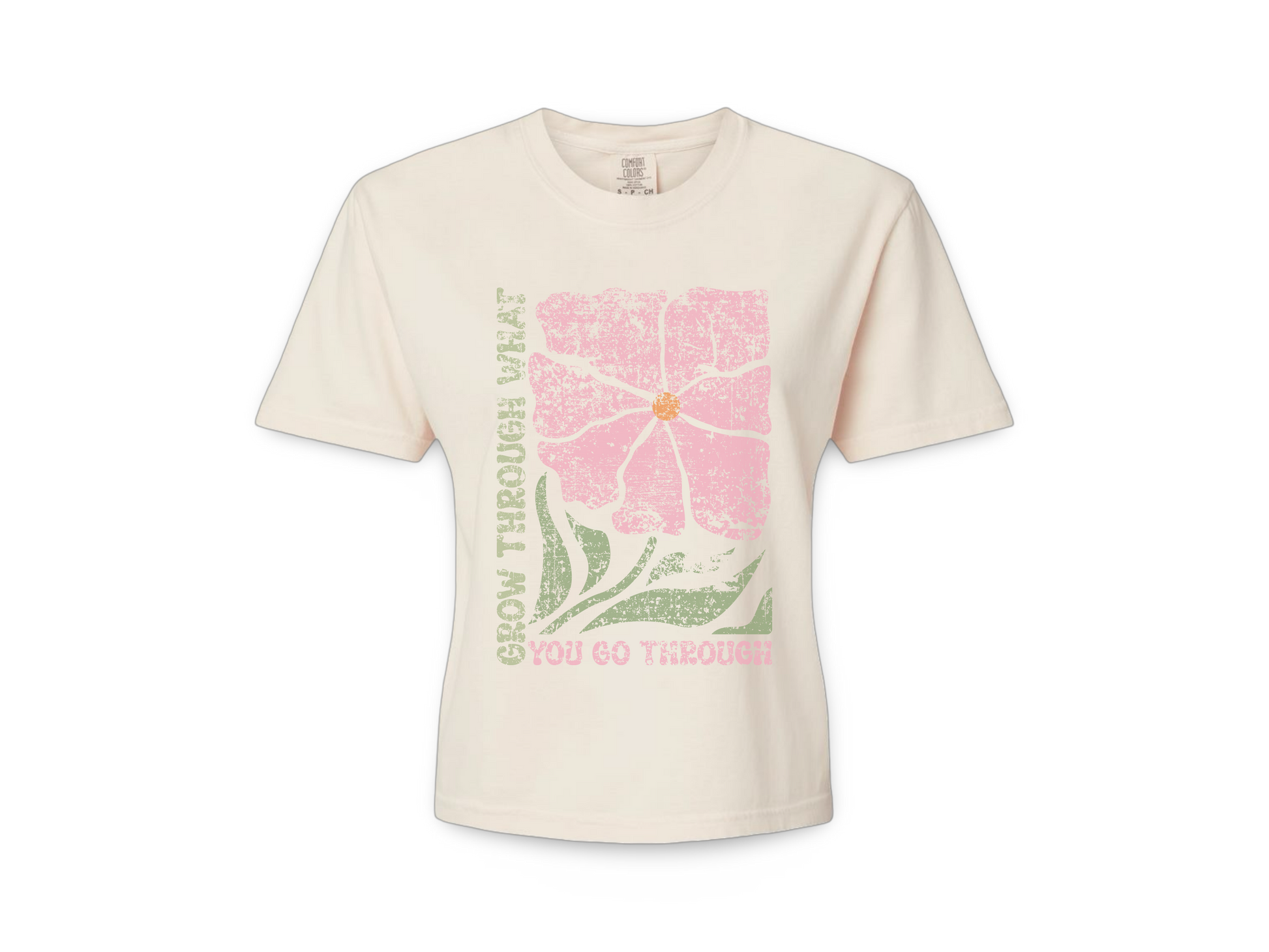 The JT way Grow T-shirt featuring a stylish graphic design, made from soft cotton fabric, in a relaxed fit.