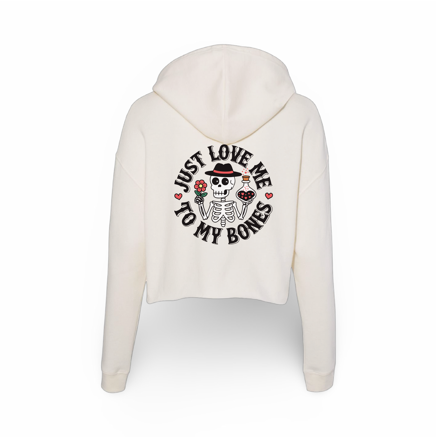 Love Bones (Ladies Crop Sweatshirt)