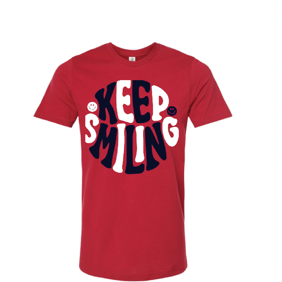 Keep Smiling Red White and Blue - Unisex