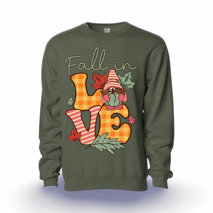 Fall in Love (crewneck sweatshirt)