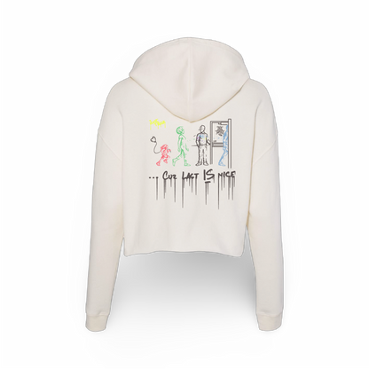 Nice=Last (Ladies Crop Hoodie)