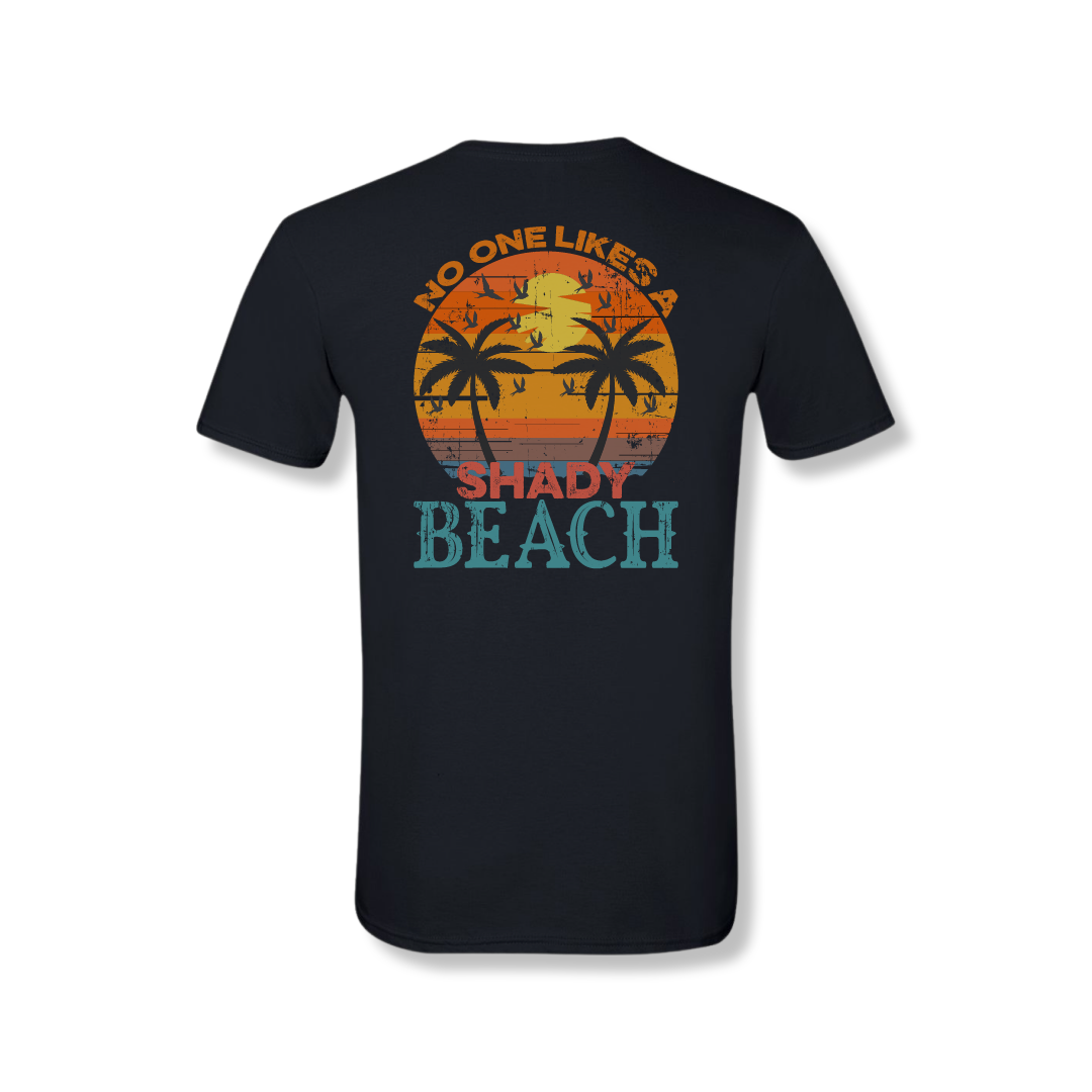 Shady Beaches - FRONT & BACK (Unisex Tee)