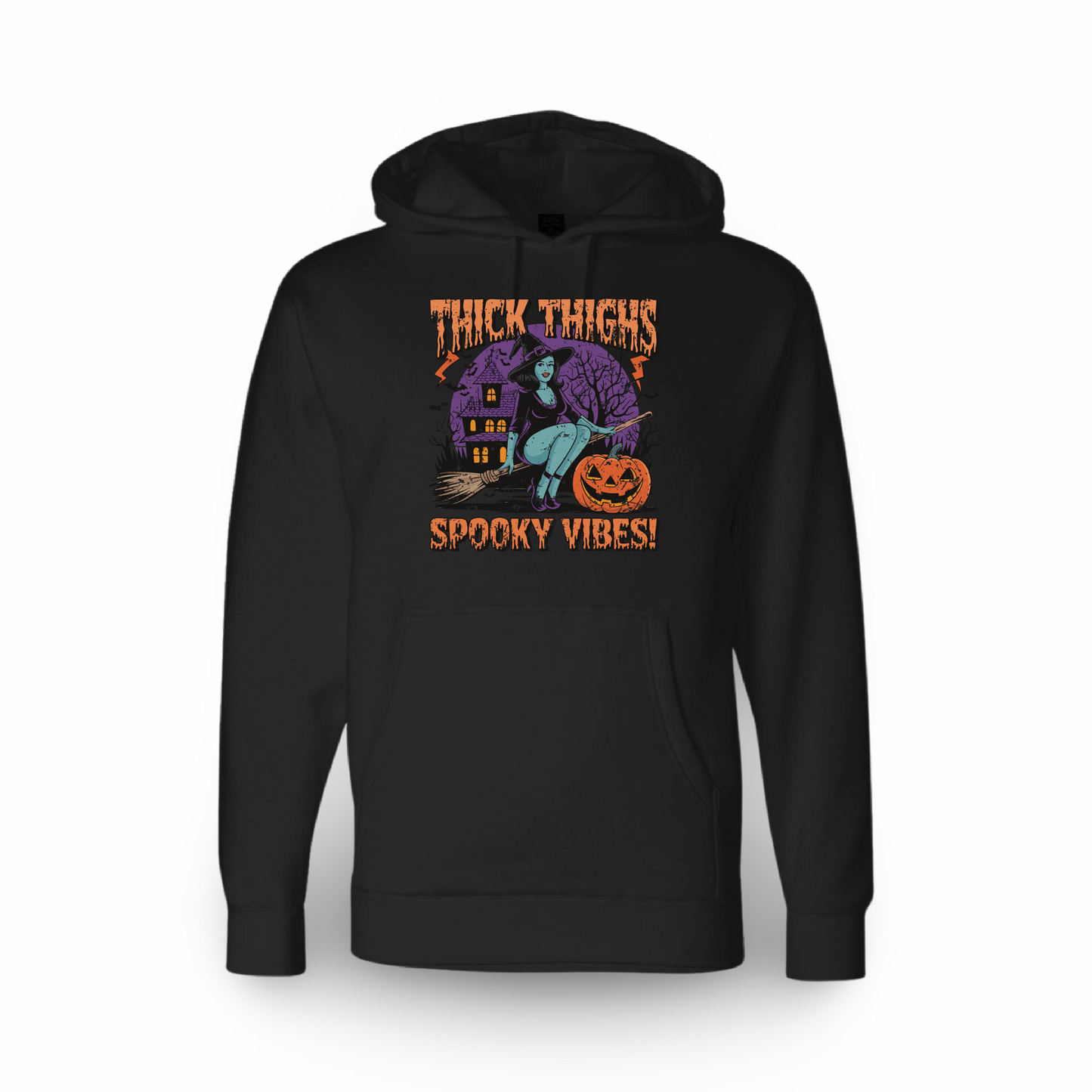 Thick Thighs Spooky Vibes (Sweatshirt)