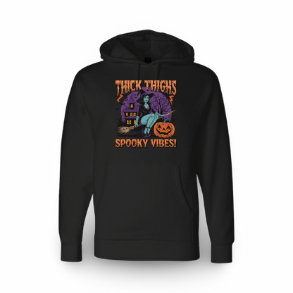 Thick Thighs Spooky Vibes (Sweatshirt)